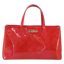 LOUIS VUITTON Monogram Vernis Wilshire PM Bag Rose Pop M93643 LV Auth 190861A-13