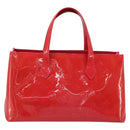 LOUIS VUITTON Monogram Vernis Wilshire PM Bag Rose Pop M93643 LV Auth 190861A-2