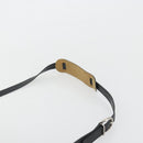 GUCCI Bamboo Hand Bag Patent Leather 2way Black Silver 013 122 2491 Auth 190862-15