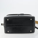 GUCCI Bamboo Hand Bag Patent Leather 2way Black Silver 013 122 2491 Auth 190862-5