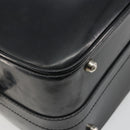 GUCCI Bamboo Hand Bag Patent Leather 2way Black Silver 013 122 2491 Auth 190862-19