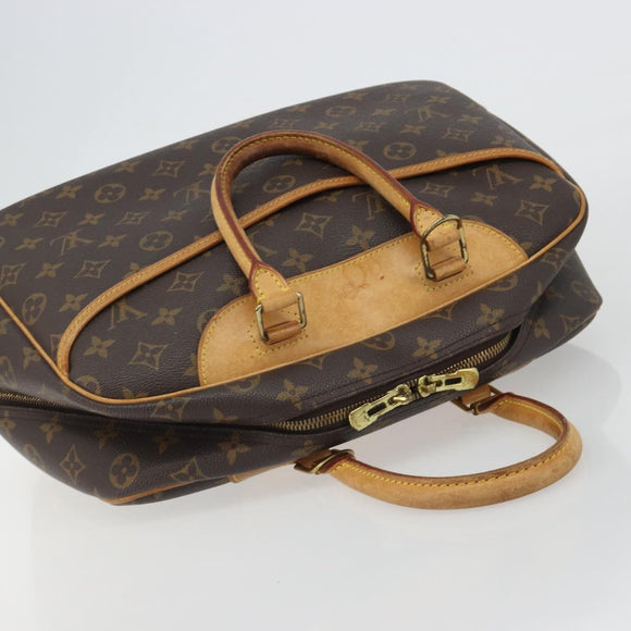 LOUIS VUITTON Monogram Deauville Hand Bag M47270 LV Auth 190863