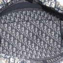 Christian Dior Trotter Canvas Oblique Book Hand Bag 2way Navy Auth 190866A-11