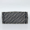 Christian Dior Trotter Canvas Oblique Book Hand Bag 2way Navy Auth 190866A-5