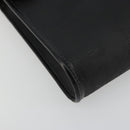 Christian Dior Trotter Canvas Shoulder Bag PVC Black Gold Auth 190867A-11