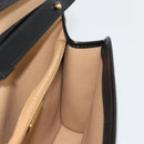 Christian Dior Trotter Canvas Shoulder Bag PVC Black Gold Auth 190867A-18