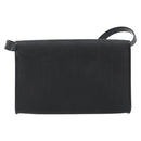 Christian Dior Trotter Canvas Shoulder Bag PVC Black Gold Auth 190867A-3