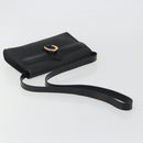 Christian Dior Trotter Canvas Shoulder Bag PVC Black Gold Auth 190867A-7
