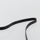 Christian Dior Trotter Canvas Shoulder Bag PVC Black Gold Auth 190867A-8