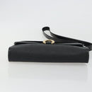 Christian Dior Trotter Canvas Shoulder Bag PVC Black Gold Auth 190867A-9