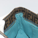 FENDI Zucca Canvas Hand Bag PVC Black Brown Auth 190868-19