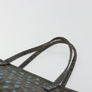 FENDI Zucca Canvas Hand Bag PVC Black Brown Auth 190868-8
