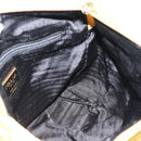 PRADA Chain Shoulder Bag Nylon Yellow Gold Auth 190869A-21