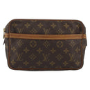 LOUIS VUITTON Monogram Compiegne 23 Clutch Bag M51847 LV Auth 190872-13
