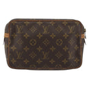 LOUIS VUITTON Monogram Compiegne 23 Clutch Bag M51847 LV Auth 190872-2