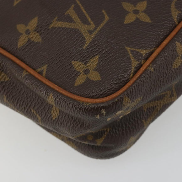 LOUIS VUITTON Monogram Compiegne 23 Clutch Bag M51847 LV Auth 190872