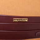 Cartier Must Line Trunk Leather Bordeaux Gold Auth 190873-11