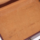 Cartier Must Line Trunk Leather Bordeaux Gold Auth 190873-13
