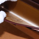 Cartier Must Line Trunk Leather Bordeaux Gold Auth 190873-19