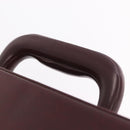 Cartier Must Line Trunk Leather Bordeaux Gold Auth 190873-8
