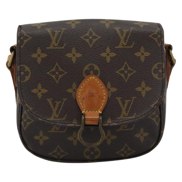 LOUIS VUITTON Monogram Saint Cloud PM Shoulder Bag M51244 LV Auth 190875
