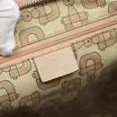 GUCCI GG Canvas Guccissima Shoulder Bag Leather Ivory Gold 131326 Auth 190878-16