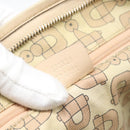 GUCCI GG Canvas Guccissima Shoulder Bag Leather Ivory Gold 131326 Auth 190878-22