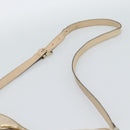 GUCCI GG Canvas Guccissima Shoulder Bag Leather Ivory Gold 131326 Auth 190878-9