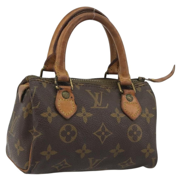 LOUIS VUITTON Monogram Mini Speedy Hand Bag Vintage M41534 LV Auth 190879