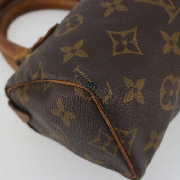 LOUIS VUITTON Monogram Mini Speedy Hand Bag Vintage M41534 LV Auth 190879