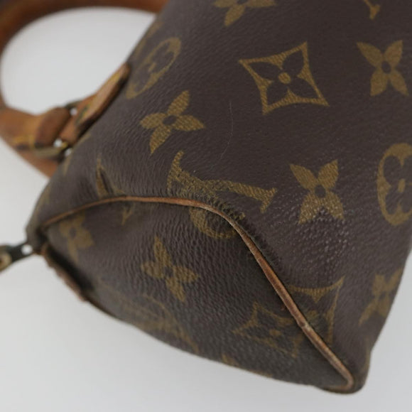 LOUIS VUITTON Monogram Mini Speedy Hand Bag Vintage M41534 LV Auth 190879