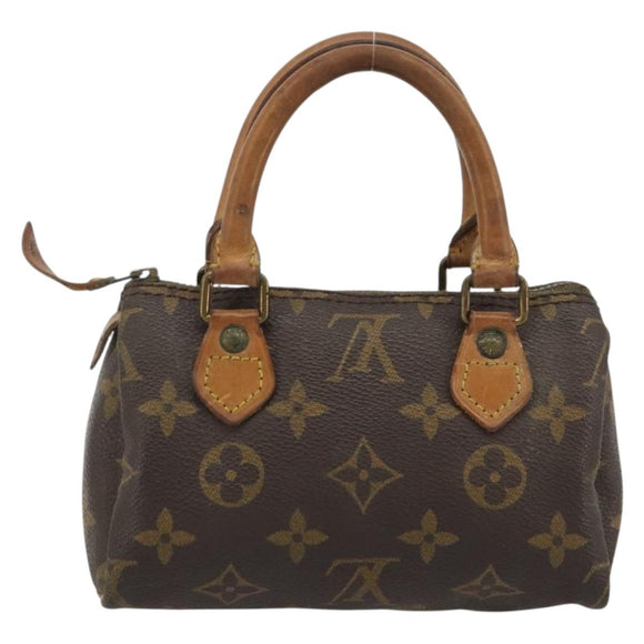 LOUIS VUITTON Monogram Mini Speedy Hand Bag Vintage M41534 LV Auth 190879