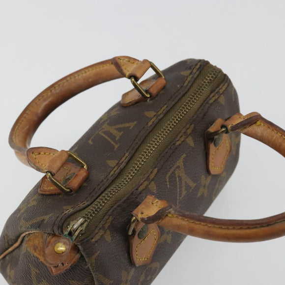 LOUIS VUITTON Monogram Mini Speedy Hand Bag Vintage M41534 LV Auth 190879