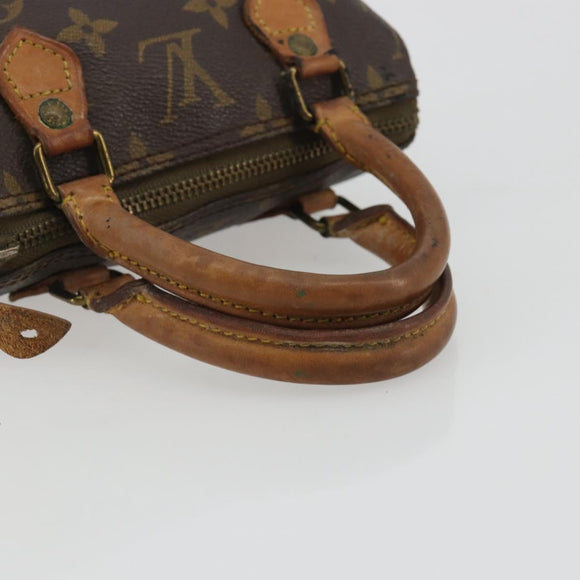 LOUIS VUITTON Monogram Mini Speedy Hand Bag Vintage M41534 LV Auth 190879