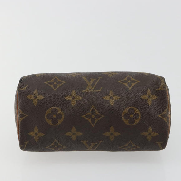 LOUIS VUITTON Monogram Mini Speedy Hand Bag Vintage M41534 LV Auth 190879