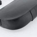 Christian Dior Shoulder Bag Leather Black Gold Auth 190880-13