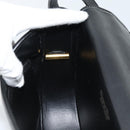 Christian Dior Shoulder Bag Leather Black Gold Auth 190880-18