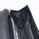 GIVENCHY Chain Shoulder Bag Leather Black Gold Auth 190882-19