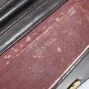 CHANEL Matelasse Chain Shoulder Bag Lamb Skin Black Gold CC Auth 190883-18