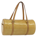 LOUIS VUITTON Monogram Vernis Bedford Hand Bag Beige M91006 LV Auth 190884-1