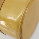 LOUIS VUITTON Monogram Vernis Bedford Hand Bag Beige M91006 LV Auth 190884-14
