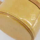 LOUIS VUITTON Monogram Vernis Bedford Hand Bag Beige M91006 LV Auth 190884-17