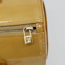 LOUIS VUITTON Monogram Vernis Bedford Hand Bag Beige M91006 LV Auth 190884-18