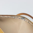 LOUIS VUITTON Monogram Vernis Bedford Hand Bag Beige M91006 LV Auth 190884-9
