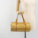 LOUIS VUITTON Monogram Vernis Bedford Hand Bag Beige M91006 LV Auth 190884-21