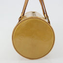 LOUIS VUITTON Monogram Vernis Bedford Hand Bag Beige M91006 LV Auth 190884-3