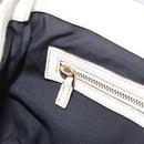 GUCCI Sherry Line Chain Bag Leather White Gold 153011 491404 Auth 190887A-20
