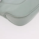 GUCCI Hand Bag Patent Leather Turquoise Blue Silver 005 0817 Auth 190897-11