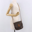 LOUIS VUITTON Monogram Saint Cloud MM Shoulder Bag M51243 LV Auth 190901-27