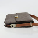 CELINE Macadam Canvas Shoulder Bag PVC Leather Brown Gold Auth 190905A-4